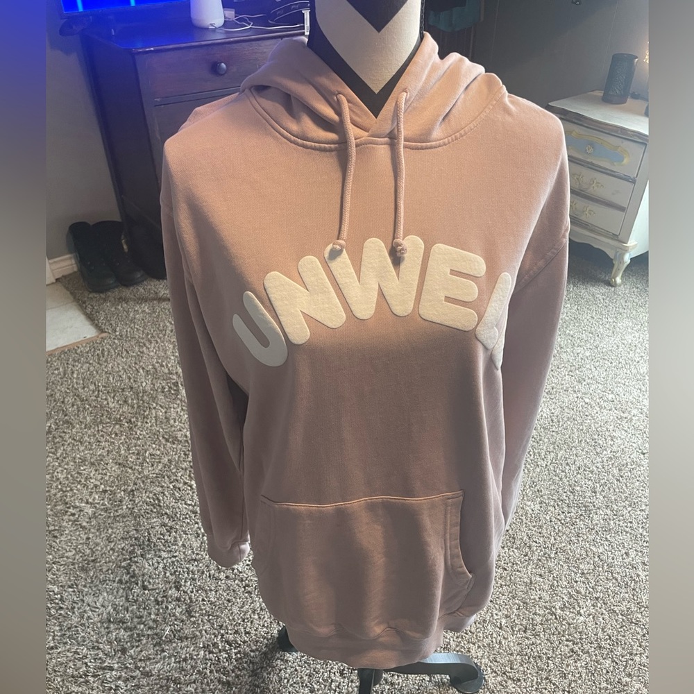 NWOT dusty pink Unwell brand hoodie
